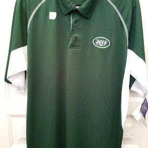 JETS Polo New WithTag NFL Team XL Moisture Wicking